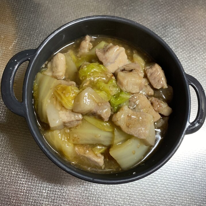 豚と白菜のあんかけ生姜煮